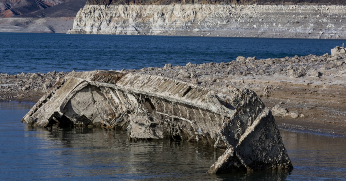 La décrue des eaux du lac Mead révèle un navire coulé datant de la Seconde Guerre mondiale