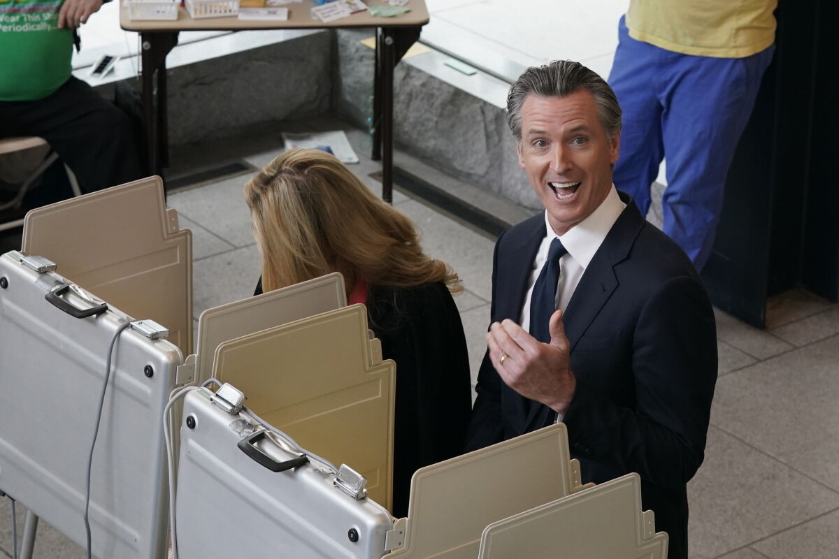 First Patner Column: Newsom's resounding win shows he didn't even have to run a race ...