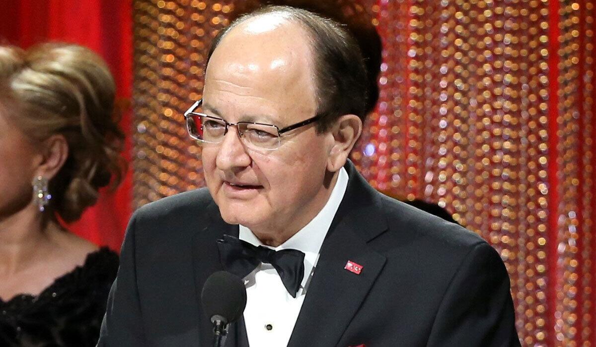 USC President C.L. Max Nikias, shown Jan. 12 at the UNICEF Ball in Beverly Hills, says the search for the school's next athletic director will be a long process.
