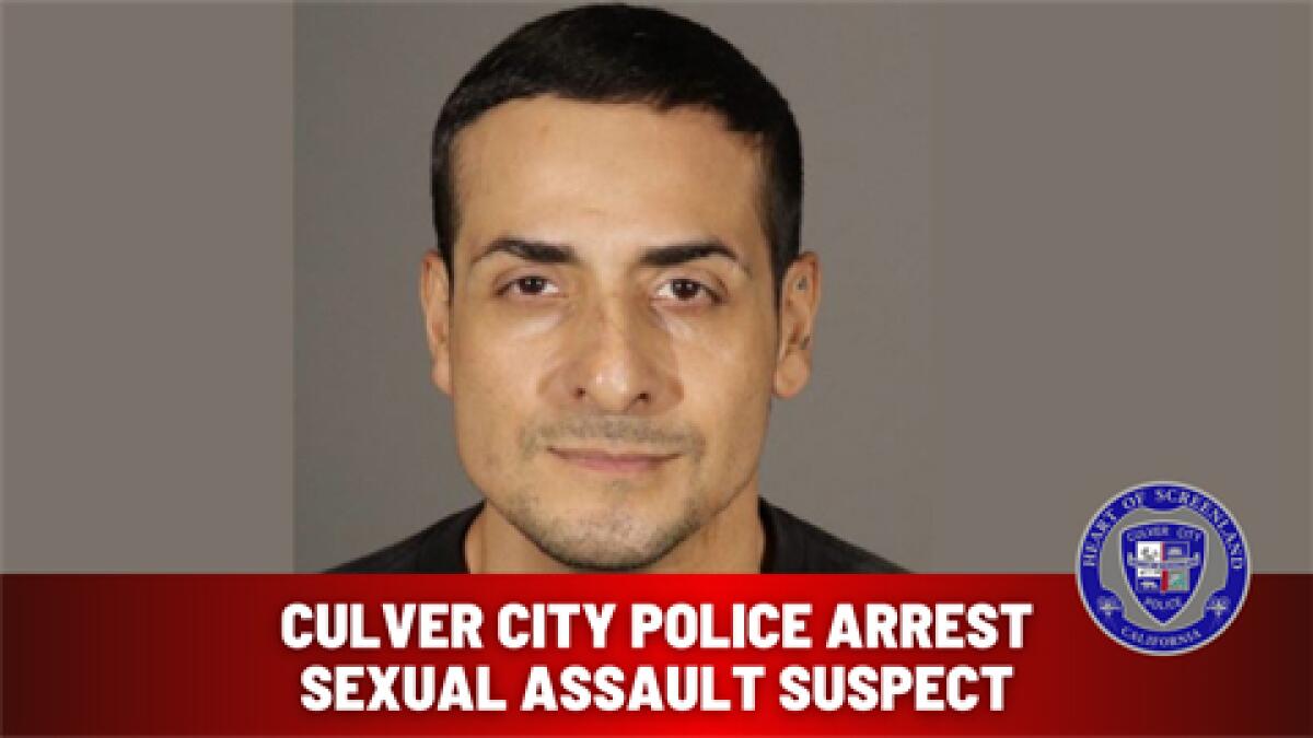 A man in a Culver City police mug shot