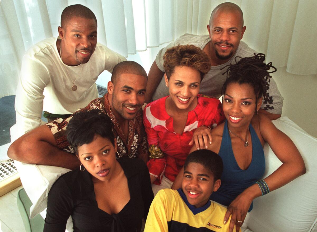 The cast of Showtime's "Soul Food" in 2000.