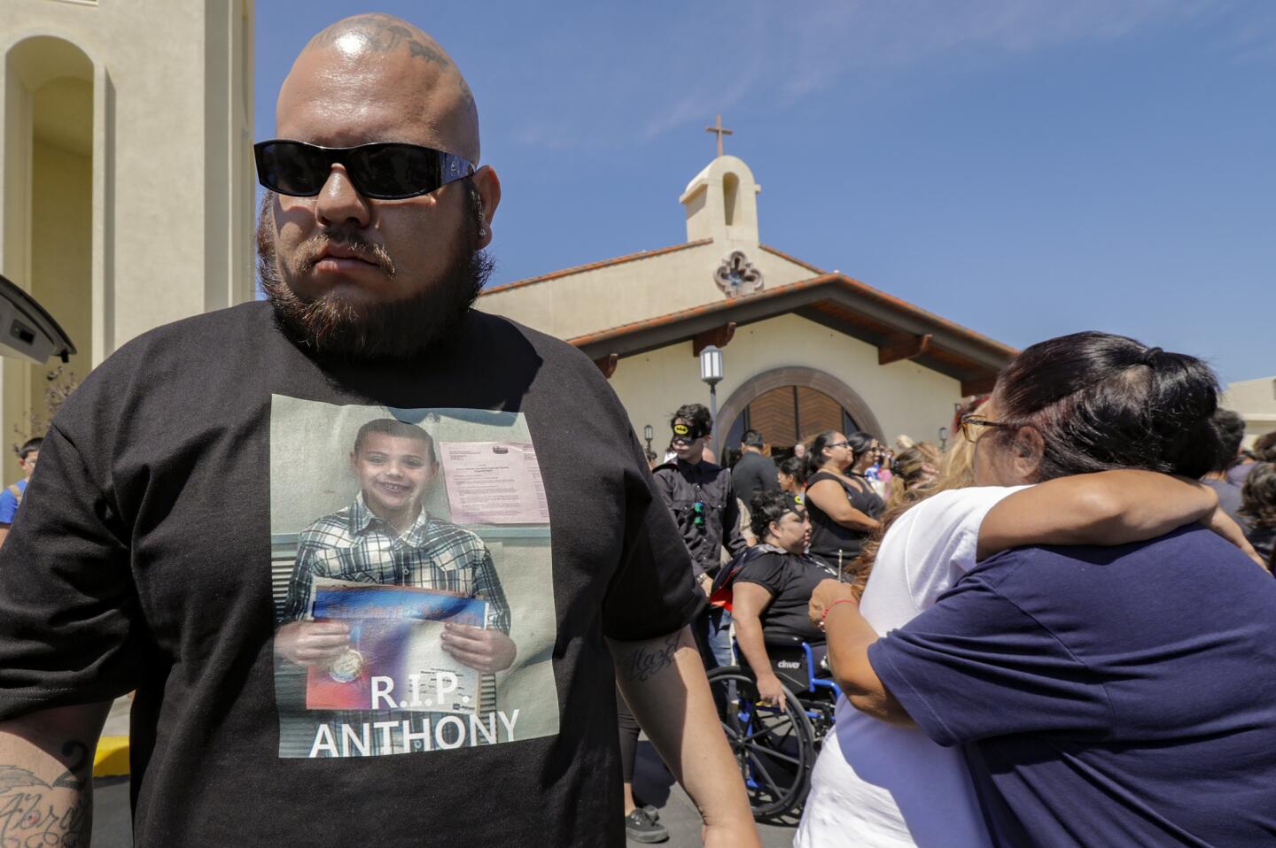 Memorial service for 10-year-old Anthony Avalos