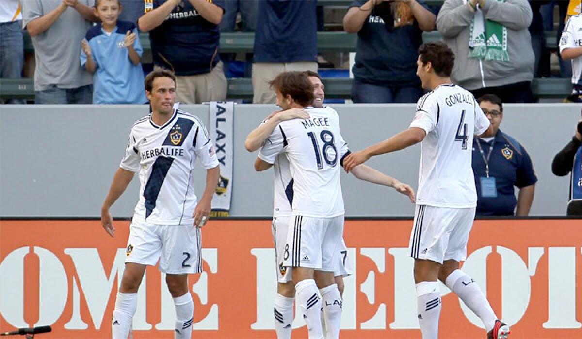 Mike Magee and the Galaxy head into the second deciding matchup of the CONCACAF Champions League quarterfinal against CS Herediano on Wednesday.