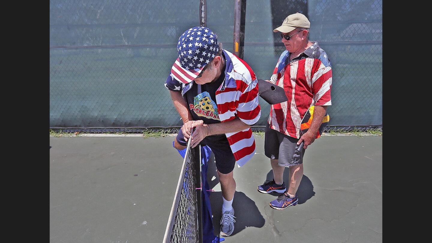 Photo Gallery: First Burbank Pickleball Red White and Blue Doubles Tournament of 2017