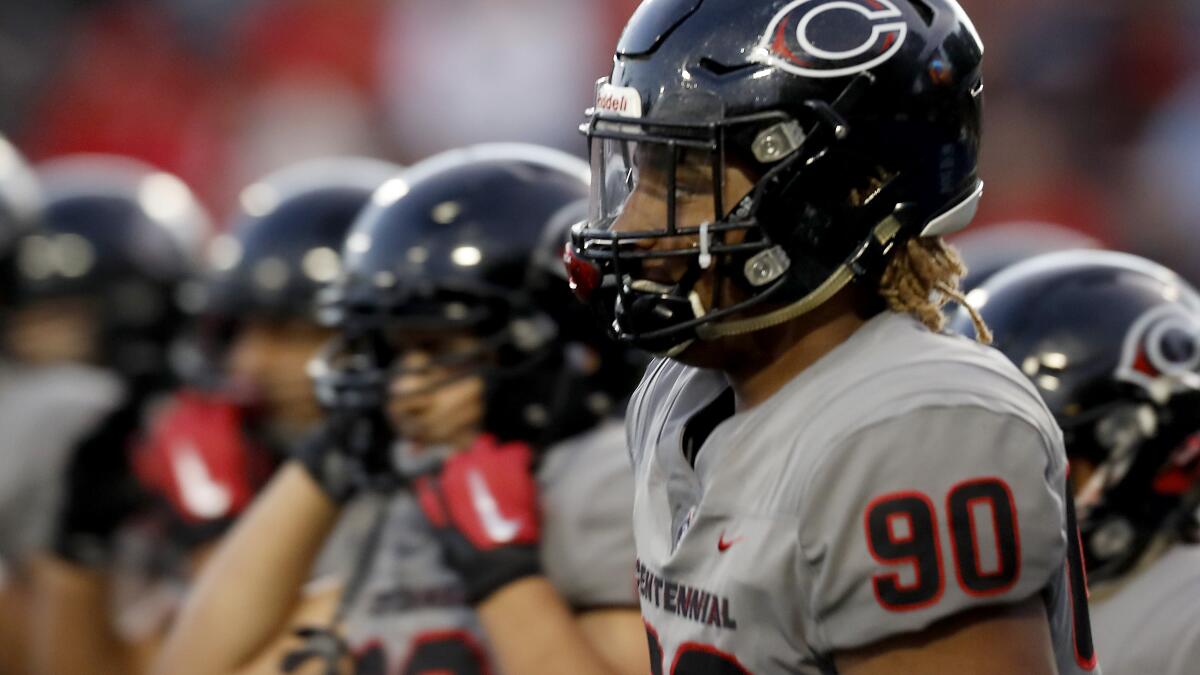 Corona Centennial dominant in big win over Sherman Oaks Notre Dame