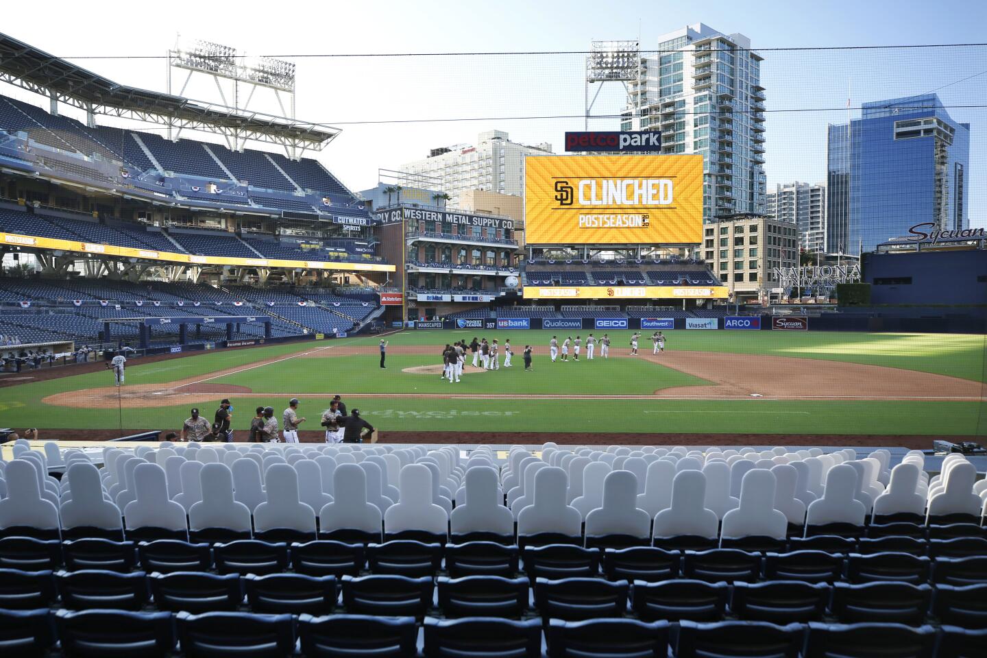 Padres clinch 1st postseason berth since 2006