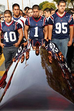 Garfield football players