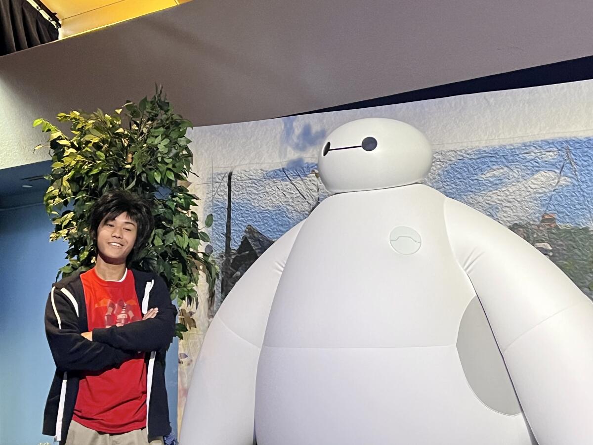 Baymax encounters will be part of the San Fransokyo Square experience at the Disneyland Resort.