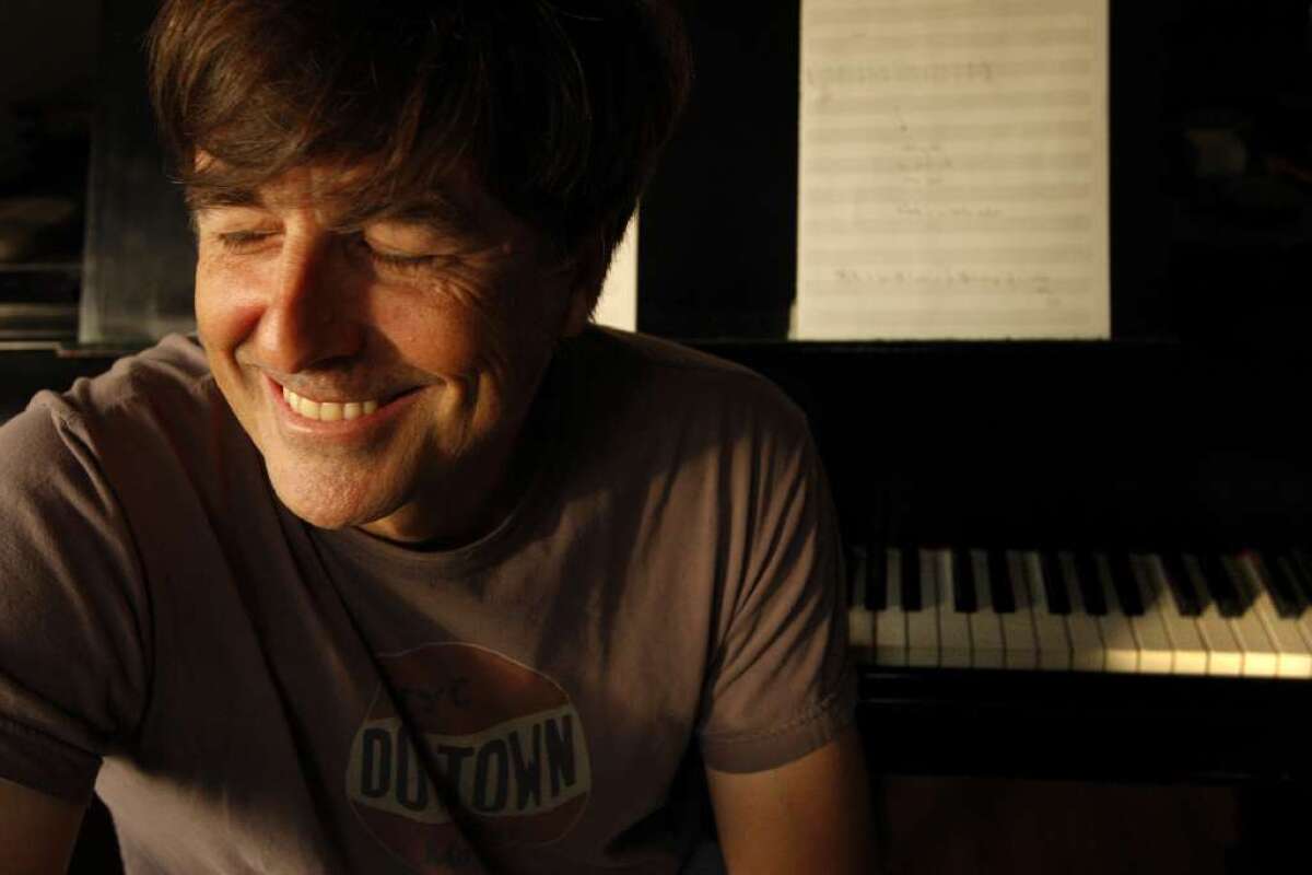 Film composer Thomas Newman was photographed in his studio in Pacific Palisades on Nov. 11, 2009.