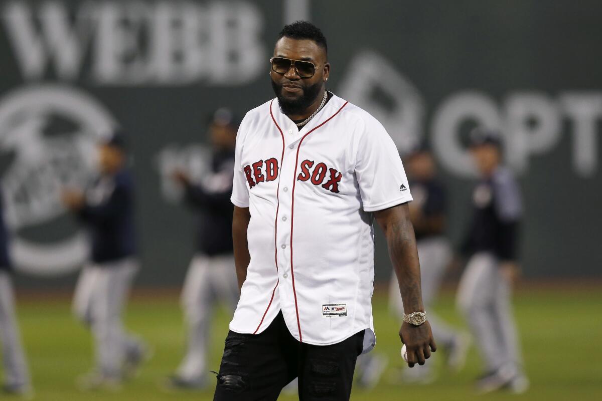 David Ortiz, retirado pelotero de los Medias Rojas de Boston