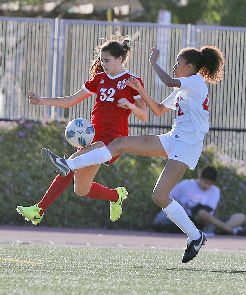 Photo Gallery: Burroughs vs. Pasadena in Pacific League girls' soccer