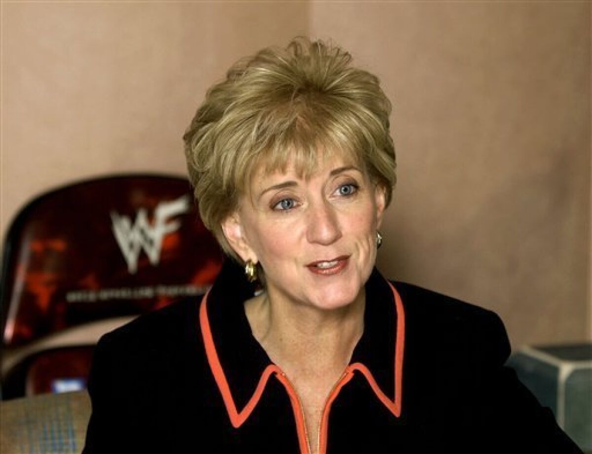 Wwe Ceo Linda Mcmahon Steps Down To Run For Senate The San Diego Union Tribune