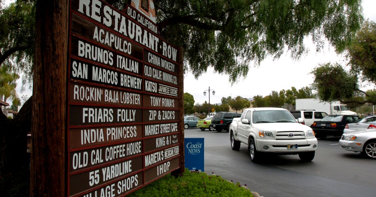 Restaurant Row sold; plans for San Marcos site remain unknown