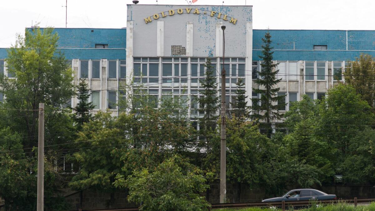 The Moldova-Film studio is a shade of its former self: hallways stretch vacant and interminable; props gather dust, largely unused.