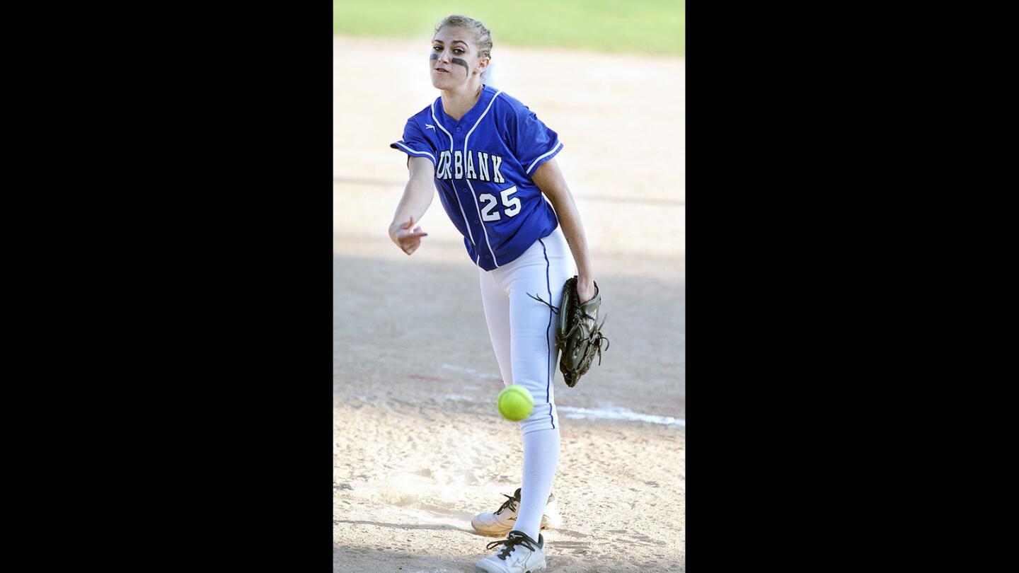 Photo Gallery: Rival softball, Burroughs vs. Burbank