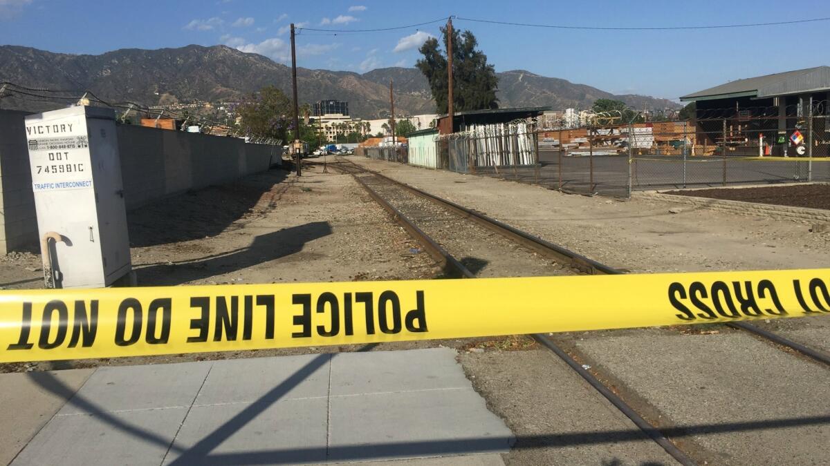 A man's body was found Thursday in a field near railroad tracks behind the Stock Building Supply store in the 600 block of North Victory Boulevard in Burbank, said Burbank police Sgt. Claudio Losacco.