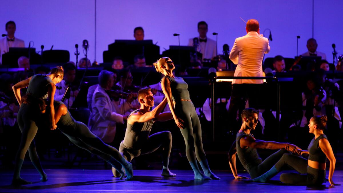 L.A. Dance Project performs Thursday while Ludovic Morlot conducts the Los Angeles Philharmonic at the Hollywood Bowl.