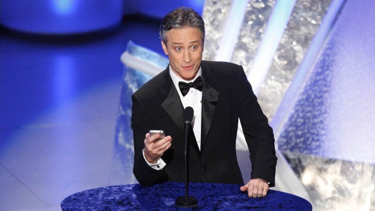 Jon Stewart hosts the 80th Annual Academy Awards at the Kodak Theatre in Hollywood on Feb. 24th, 2008.
