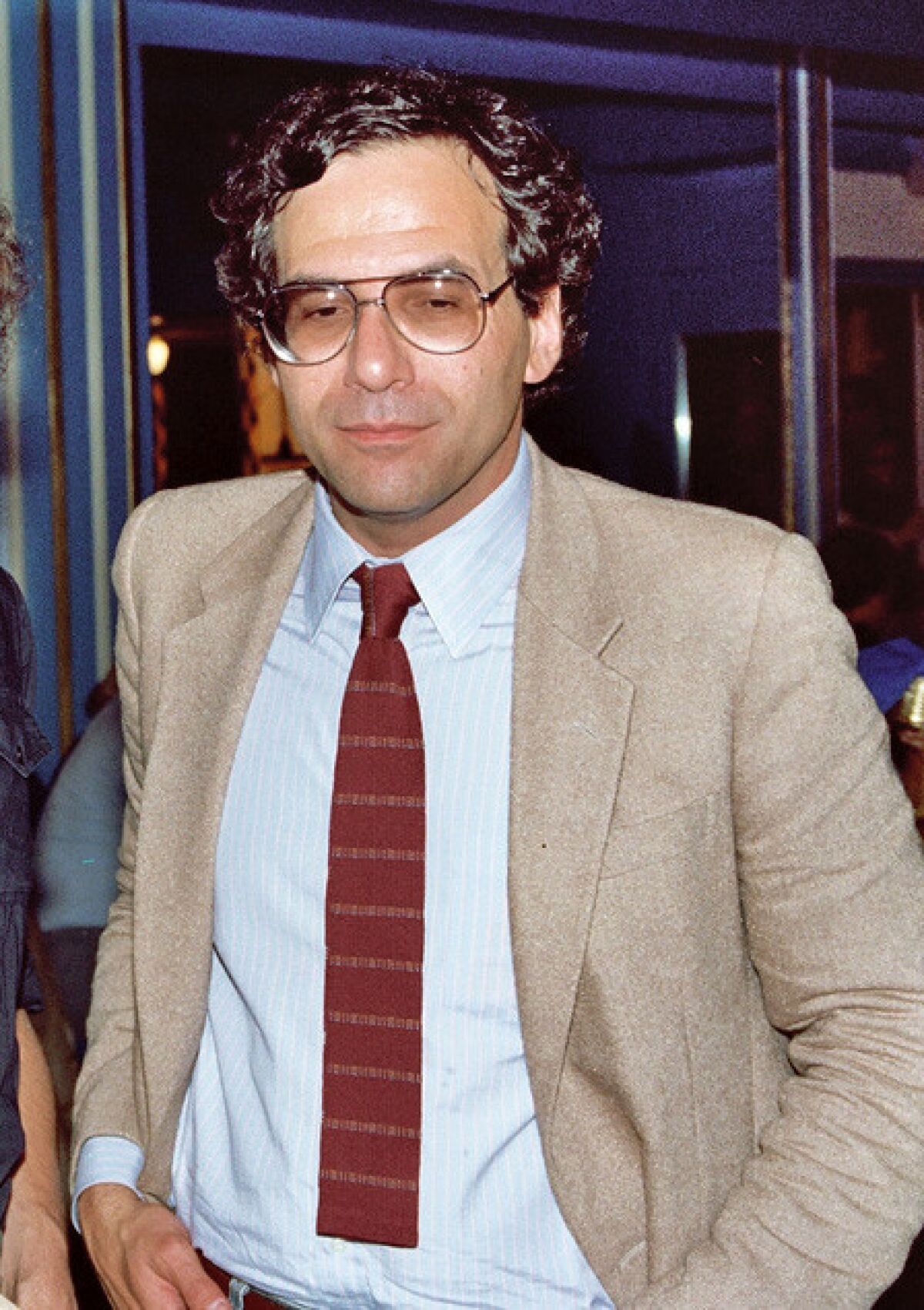 Steve Gerber (1947–2008) at the 1982 San Diego Comic Con (today called Comic–Con International).