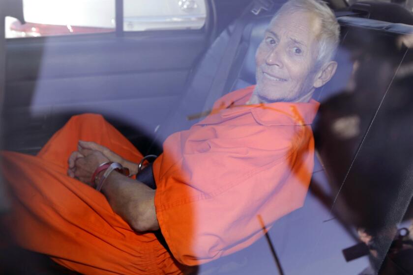 Robert Durst in March 2015 after his arraignment in a federal weapons case in New Orleans.