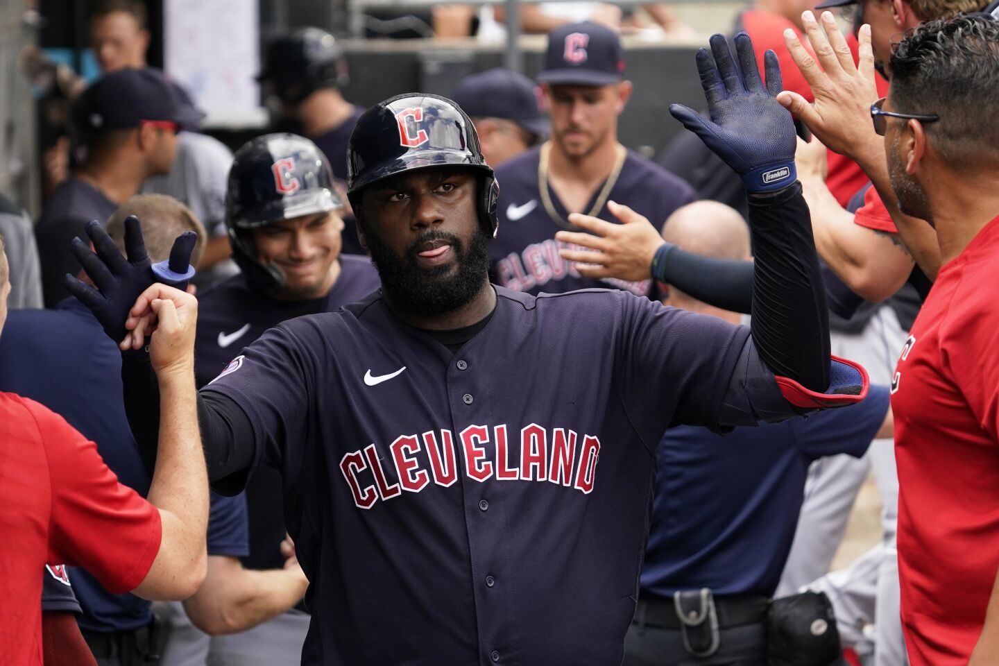 14 | Cleveland Guardians (56-52; LW: 14)Pretty stunning to see Franmil Reyes, a fan favorite in San Diego, designated for assignment less then three years removed from a 37-homer season, but his .603 OPS left the Guardians little choice.
