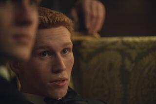 Luther Ford as Prince Harry in "The Crown"