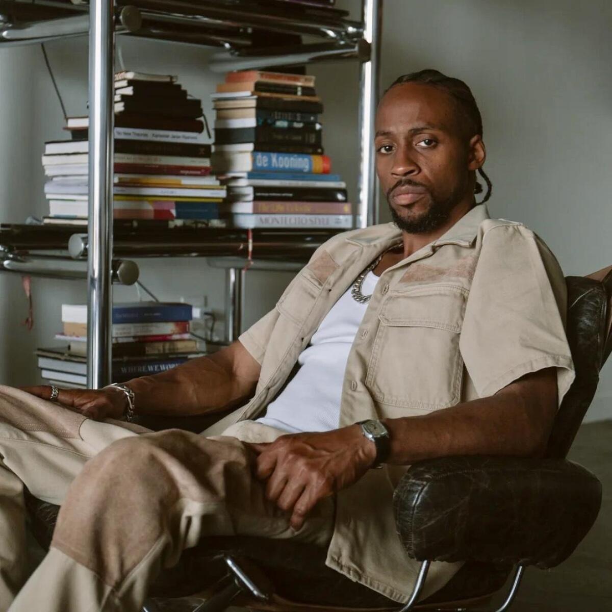 Daniel T. Gaitor-Lomack in his studio.