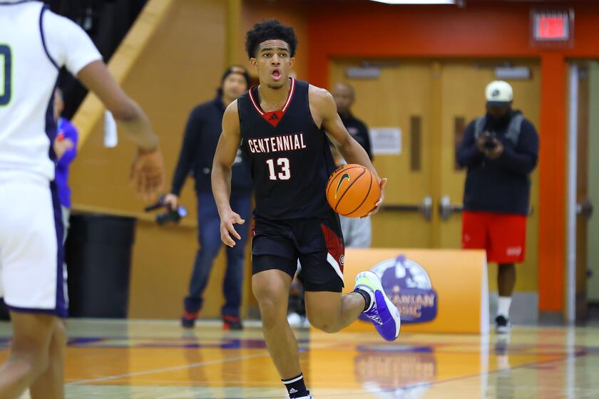Eric Freeny, a UCLA commit, is averaging 20 points and seven rebounds for Corona Centennial.