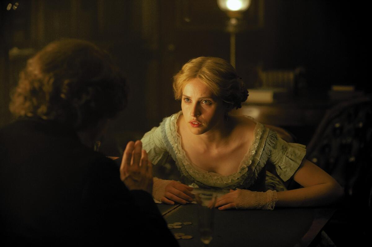 Felicity Jones stars as Charles Dickens’ mistress in the incredible film “The Invisible Woman.”