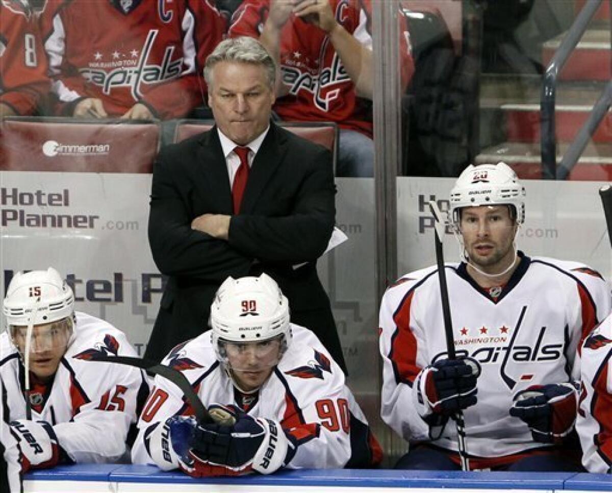 Dale Hunter resigns as coach of the Washington Capitals