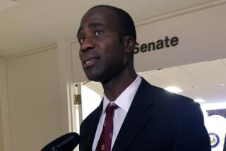 FILE - Dr. Joseph Ladapo speaks with reporters after the Florida Senate confirmed his appointment as the state's surgeon general on Feb. 23, 2022, in Tallahassee, Fla. An analysis that was the basis of a highly criticized recommendation from Florida’s surgeon general cautioning young men against getting the COVID-19 vaccine omitted information that showed catching the virus could increase the risk of a cardiac-related death much more than getting the shot. That's according to drafts of the analysis obtained by the Tampa Bay Times. (AP Photo/Brendan Farrington, File)