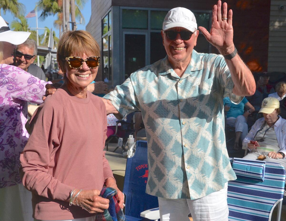 Pat and Dan Salceda celebrated their 57th anniversary Friday night at the Linda Ronstadt Revival concert.