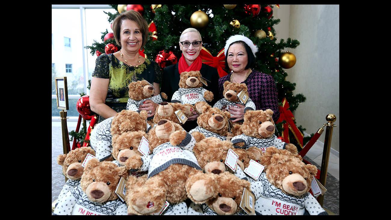Photo Gallery: Adventist Health Glendale and Bloomingdale's Glendale partner to give stuffed bears to patients