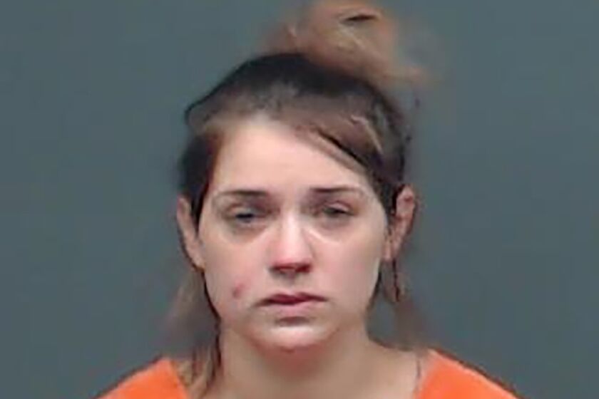 This undated booking photo provided by the Bi-State Detention Center in Texarkana, Texas, shows Taylor Rene Parker. Parker, accused of killing a woman to steal her unborn baby to present as her own, went on trial for capital murder, Monday, Sept. 12, 2022. (Bi-State Detention Center via AP)