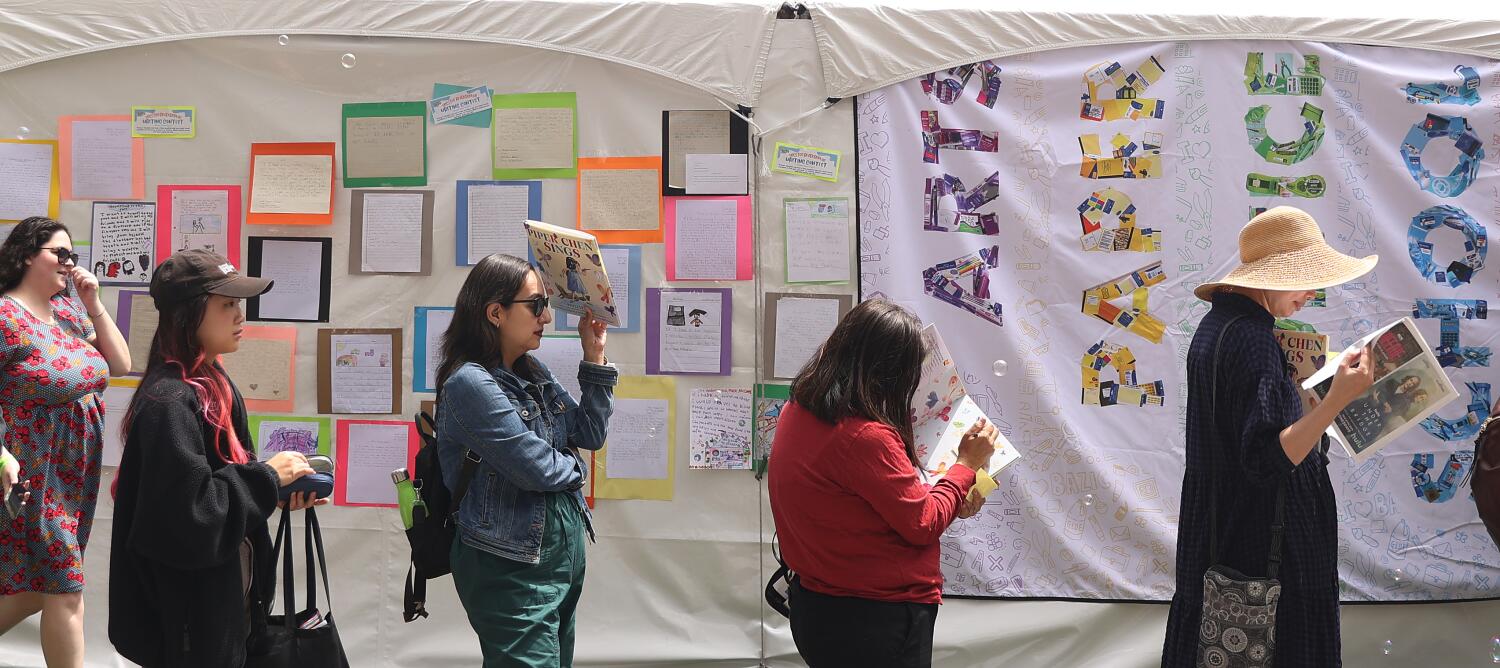 Image for display with article titled Poet Victoria Chang Touches on Feminism, Grief and Art at L.A. Times Festival of Books