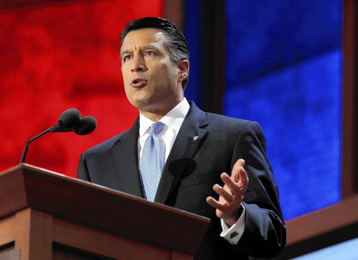 "On paper, he's just right out of central casting for the kind of image the party needs," one GOP strategist says of Nevada Gov. Brian Sandoval.