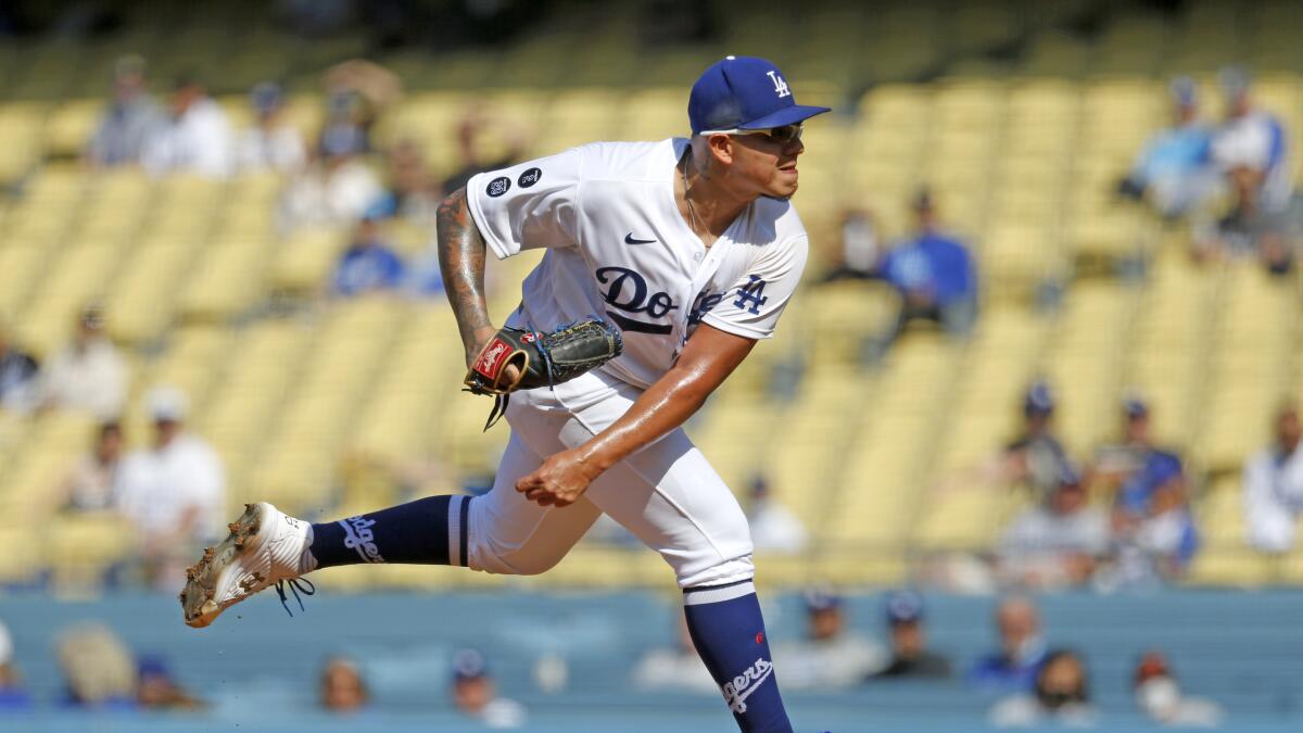 How Julio Urías, who once struggled to see, became Dodgers' ace - Los  Angeles Times