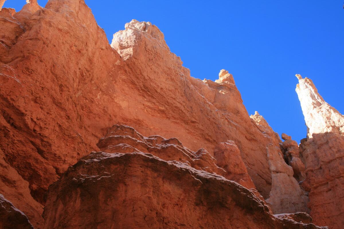 Rock formations in Utah's Bryce Canyon, which is starting to reopen.