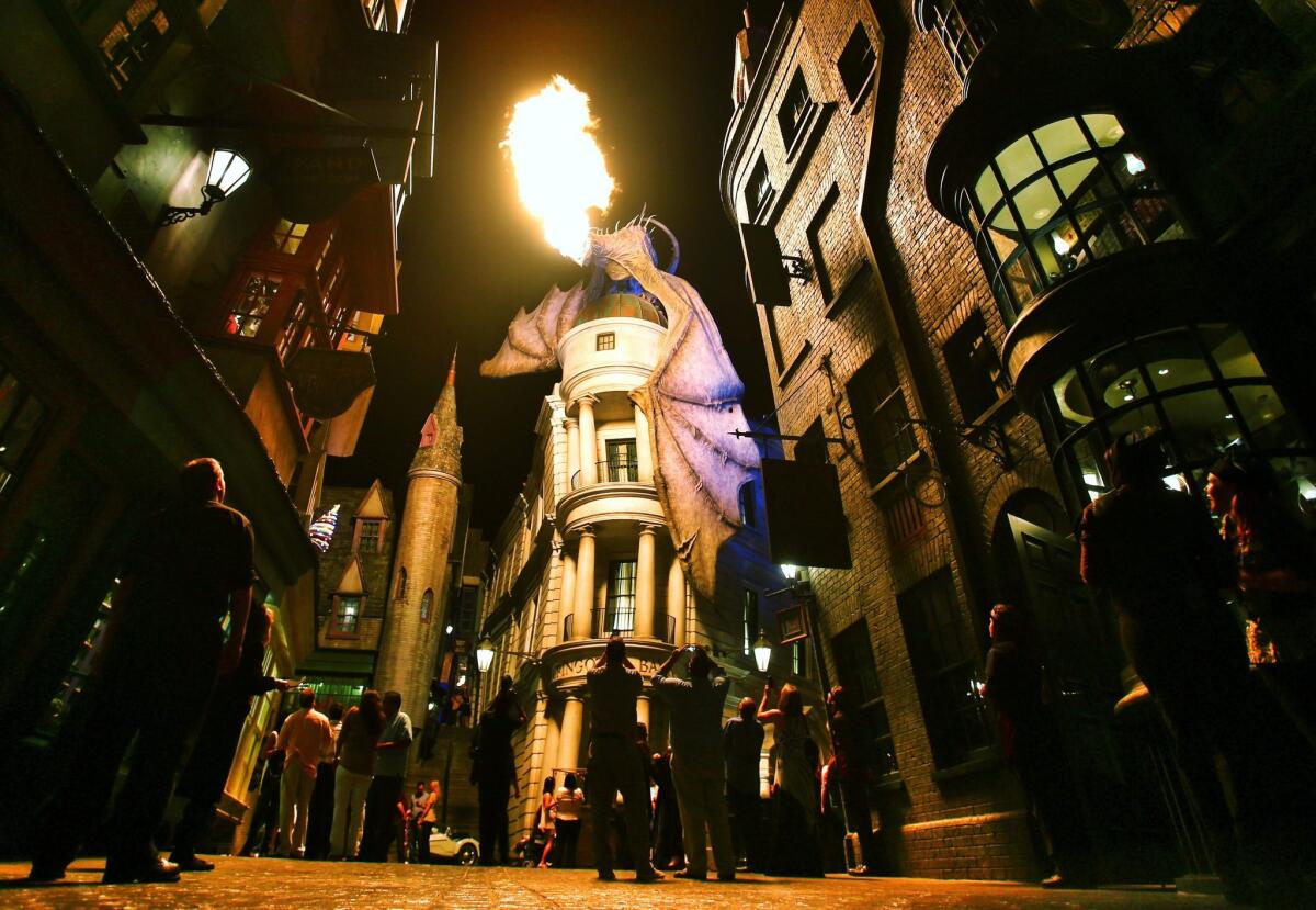 The popular Wizarding World of Harry Potter in Orlando, Fla., is a bright spot for NBCUniversal.