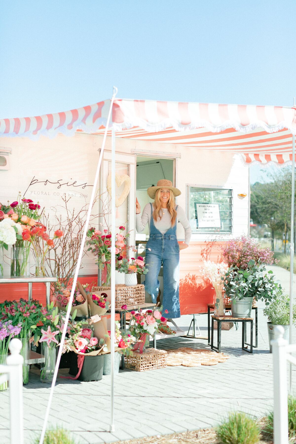 Posie's Floral Company will have a pop-up at One Paseo from Feb. 9-14.