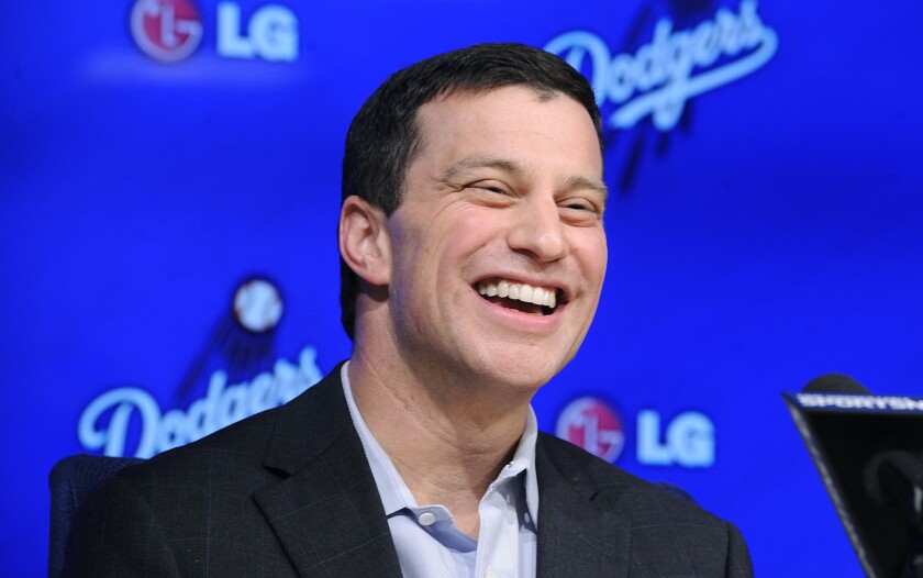 Andrew Friedman has performed an overhaul of the Dodgers front office since taking over as president of baseball operations.