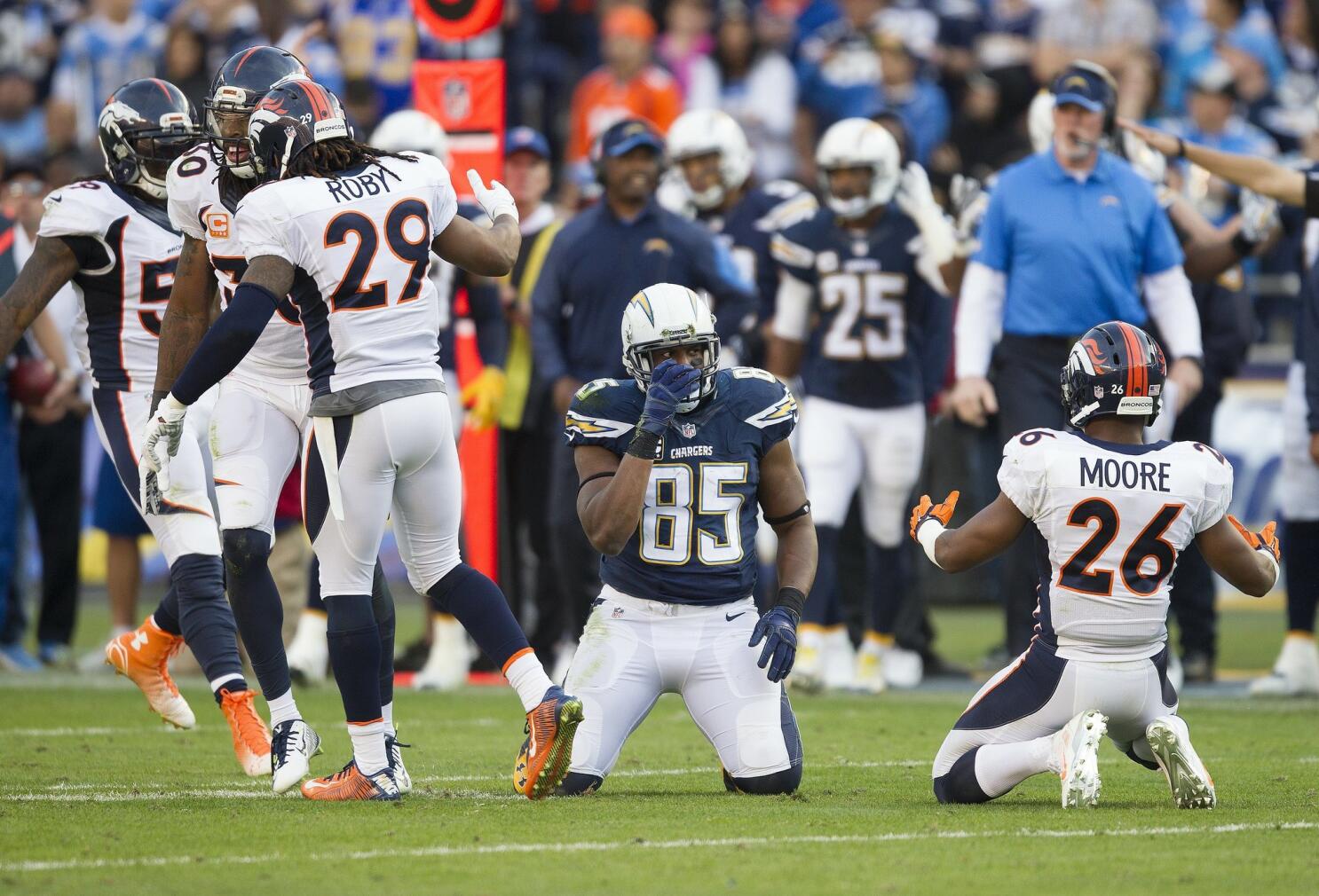 Broncos four downs: When highlight of game is official erroneously awarding  San Diego a timeout, you've got problems