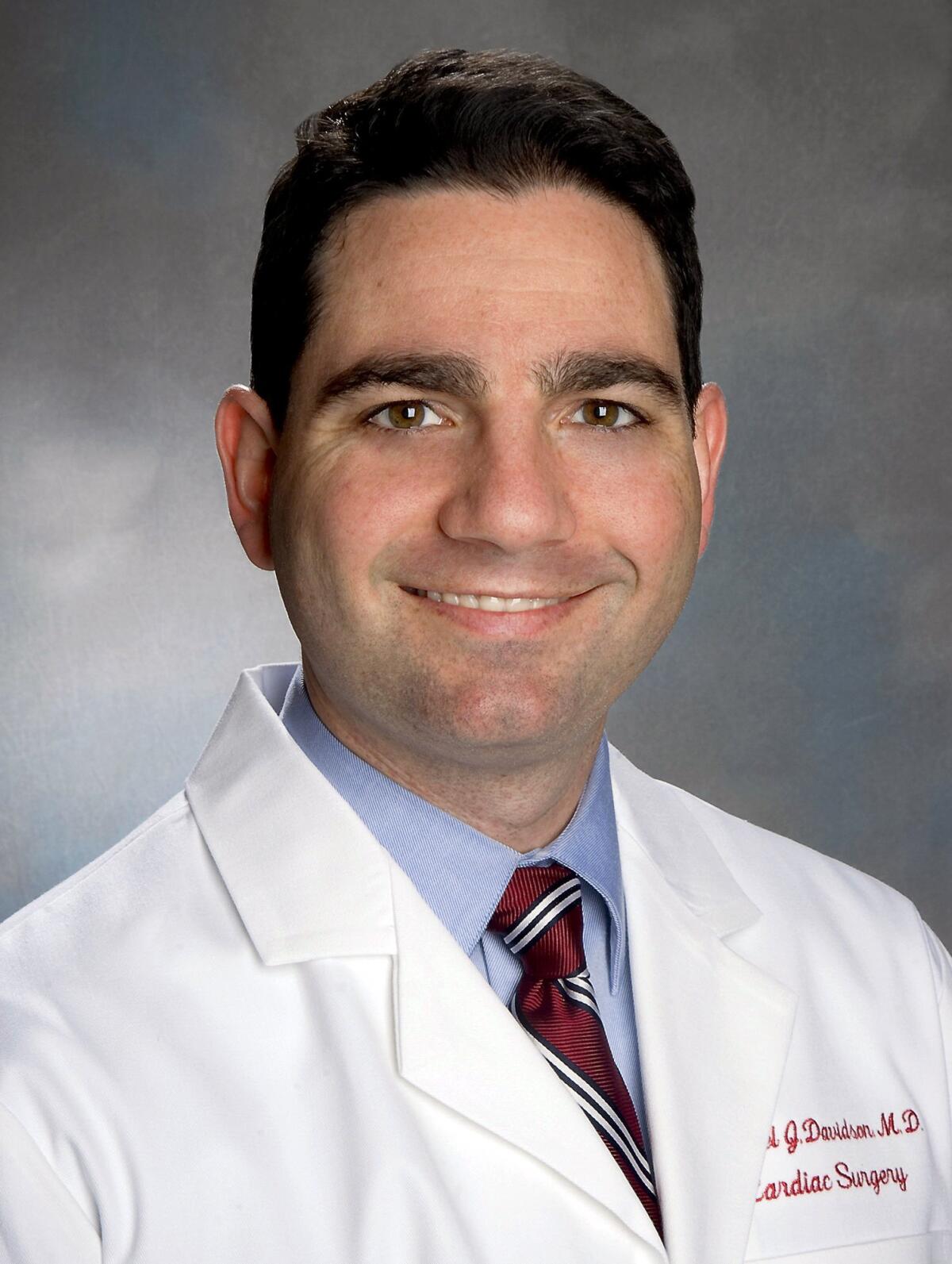 Michael Davidson, director of endovascular cardiac surgery at Brigham and Women's Hospital in Boston, died late Tuesday after being shot at the hospital earlier that day.