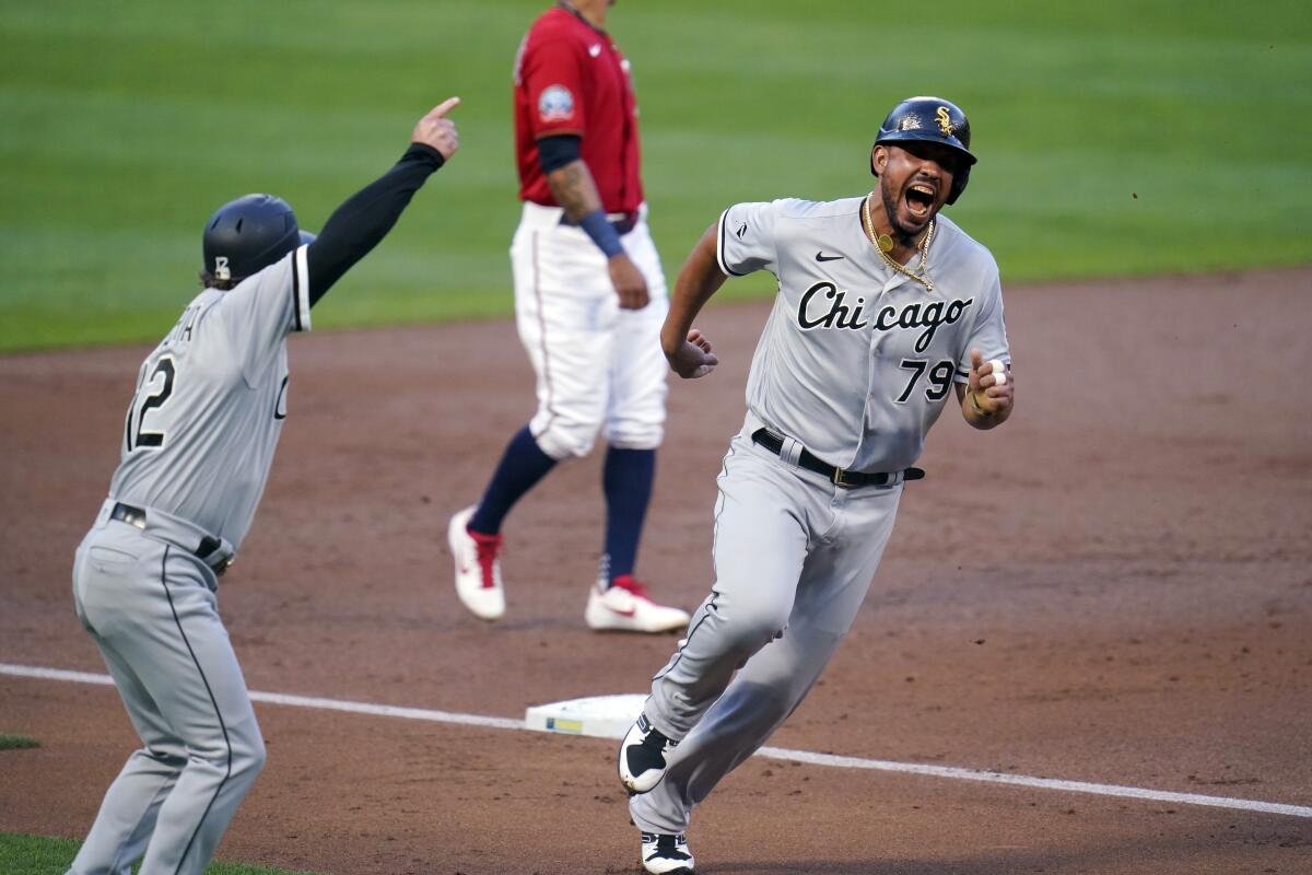 FILE - In this Sept. 1, 2020, file photo, Chicago White Sox's 