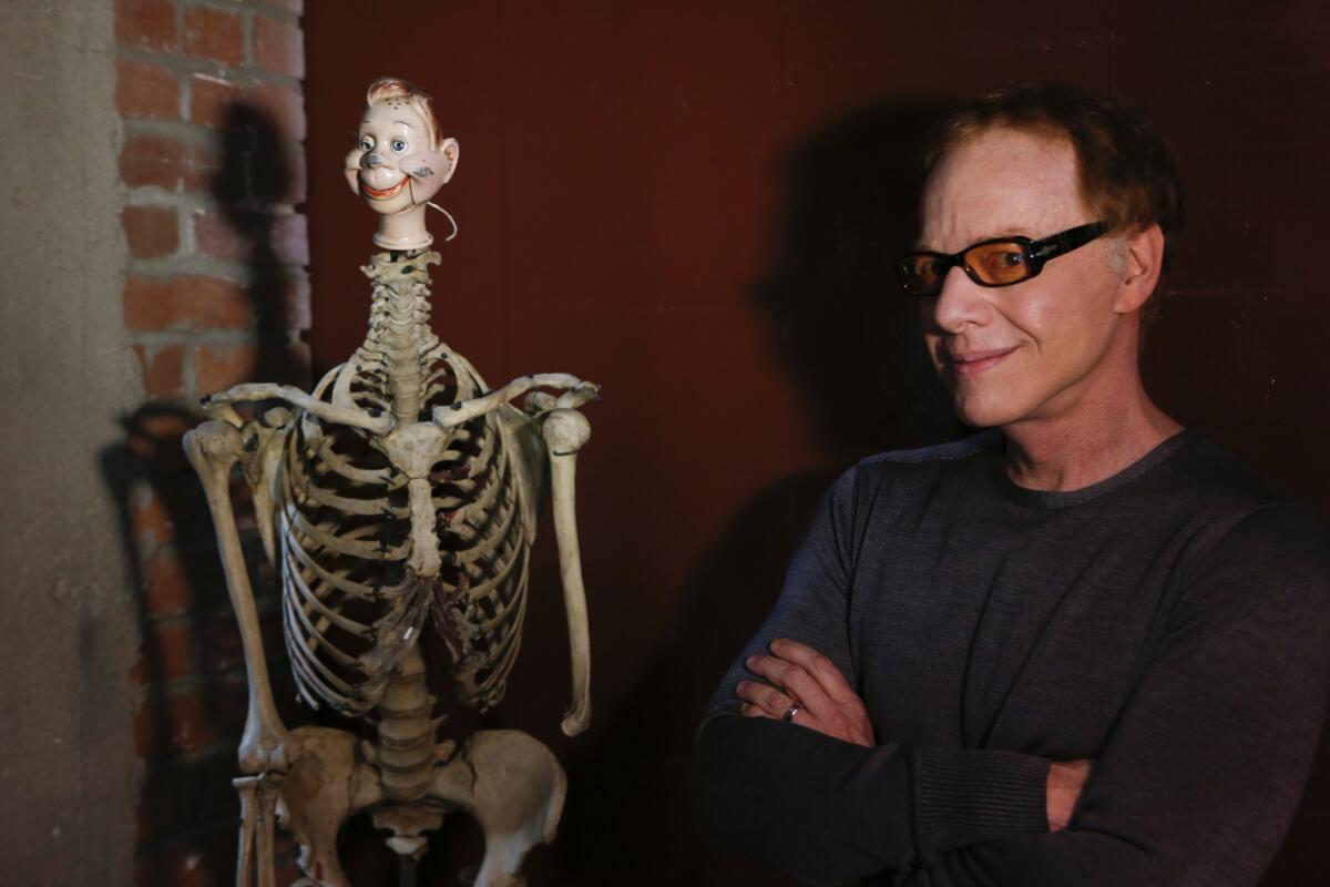 Composer Danny Elfman at his studio in Los Angeles on Sept. 16, 2013.