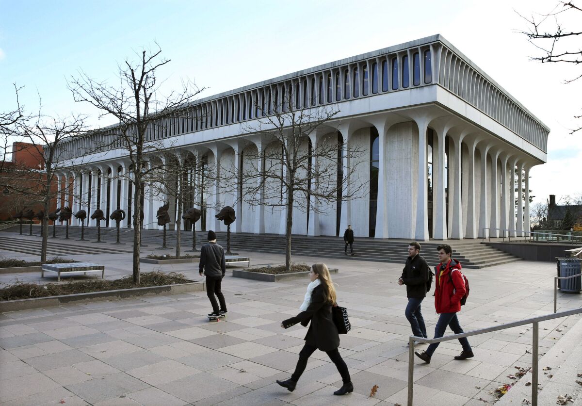 The Woodrow Wilson School of Public and International Affairs at Princeton University. 
