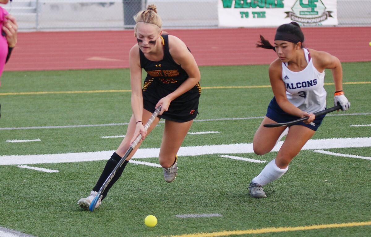 Senior Caitlin Tresse provided an offensive spark for the Falcons.