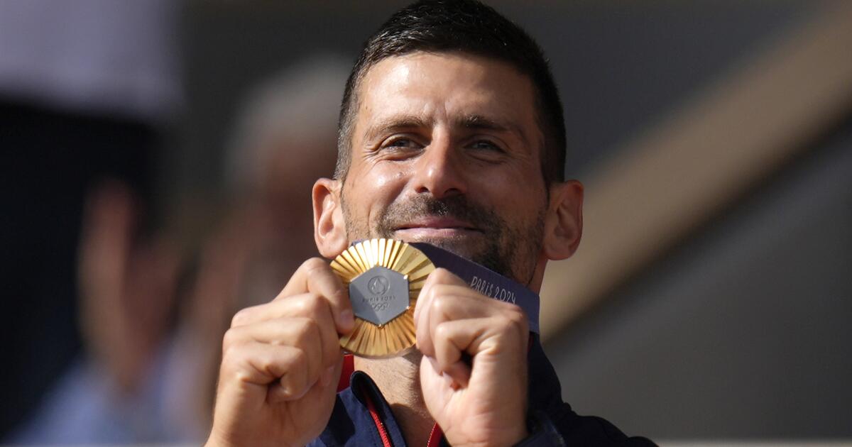 Novak Djokovic wins his first Olympic gold after beating Carlos Alcaraz in the tennis final