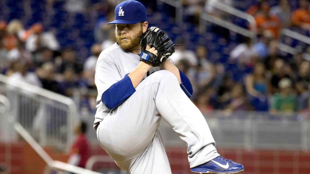 Dodgers starter Brett Anderson tied his career high with 10 strikeouts against the Marlins on Friday.