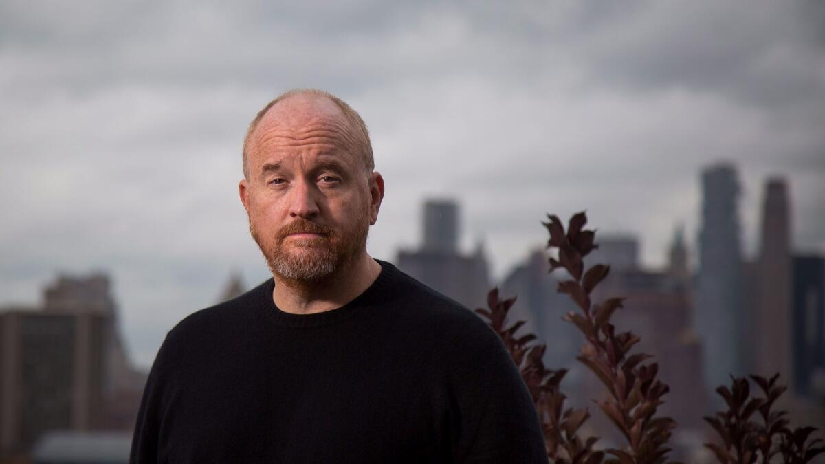 Comedian, actor, writer and director Louis C.K., seen last month in his New York office, said in a statement Friday responding to five women's stories accusing him of sexual misconduct in a news report, "These stories are true.”